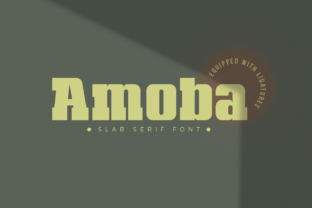 Amoba: A Bold Display Font for Modern Campaigns