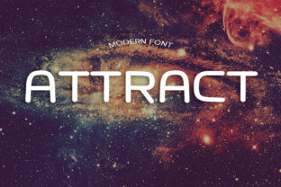 Attract: A Futuristic Display Font for Modern Business Branding