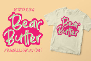 Bear Butter: A Simple and Fun Display Font for Creative Branding