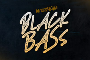Black Bass: The Display Font for Your Handmade Brand