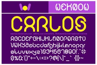 Carlos: A Fun and Quirky Display Font for Modern Marketers