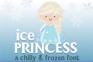 Crafting Magical Products with the Ice Princess Duo Font