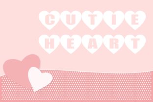 Cutie Heart Natalie Font for Crafty Branding