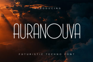 Discover Auranouva: Futuristic Minimalism for Your Designs