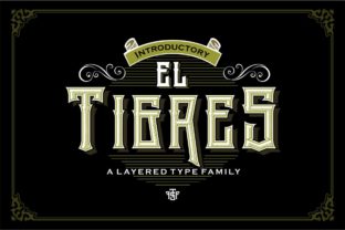 Discover El Tigres: The Vintage Font for Creative Product Labels