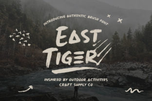 East Tiger: An Authentic Brush Font for Your Business Story