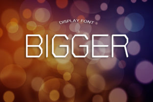 Elevate Your Crafts with the Bigger Display Font