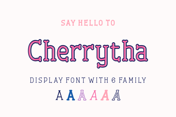 Enhance Editorial Designs with the Cherrytha Display Font