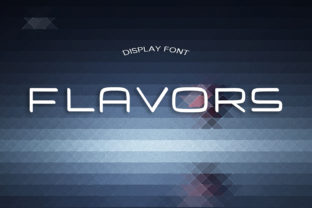 Flavors: A Modern Craft Font for Making Your Products Stand Out