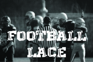 Football Lace Font for Crafters and Creative Product Labels