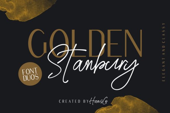 Golden Stanbury Font: Elevate Your Crafted Projects