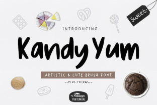 Kandy Yum: A Modern Display Font for Friendly Online Brands