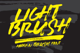 Lightbrush Font: The Authentic Display Typeface for Campaigns