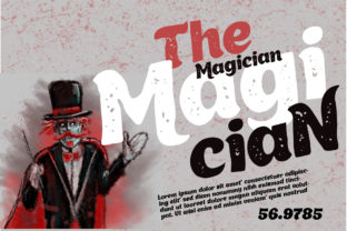 Magician Font for Creative Projects and Product Design