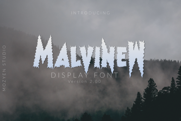 Malvinew 2.00: A Premium Display Font for Personalized Design