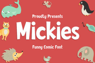Mickies: A Joyful Display Font for Editorial Storytelling
