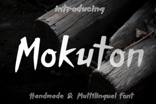 Mokuton: A Unique Display Font for Expressive Design Projects