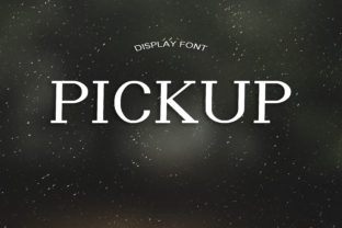 Pickup: A Playful Display Font for Bold Branding