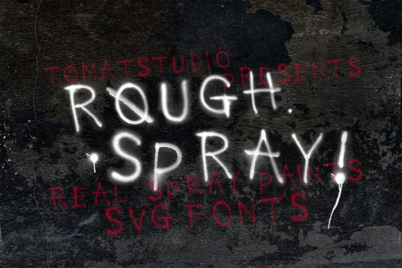 Rough Spray: A Raw Display Font for Editorial Impact