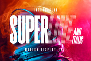 SuperLine: A Display Font for Modern Editorial Design