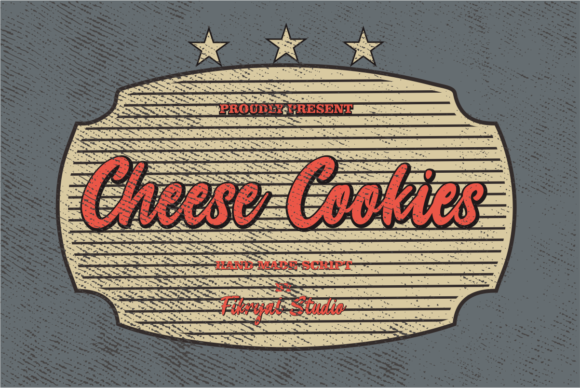 The Cheese Cookies Font: A Playfully Nostalgic Display Typeface