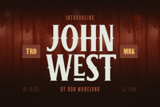 The John West Font for Marketing Campaigns That Stand Out