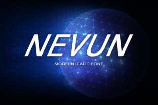 The Nevun Font for Modern Makers and Shops