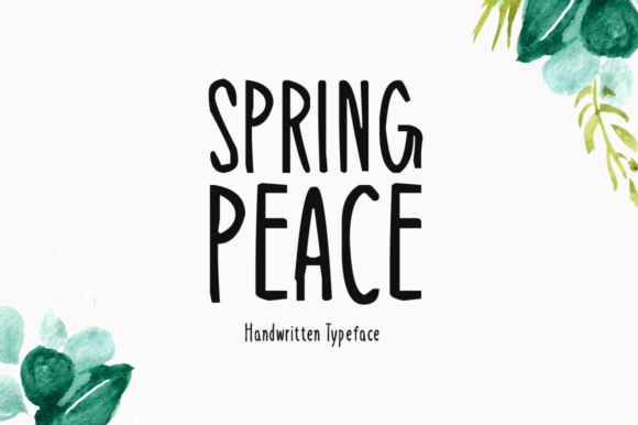 The Spring Peace Font: A Perfect Handwritten Brand Upgrade