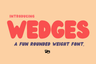 The Wedges Font: A Crafters Tool for Playful, Stylish Design