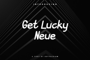 Using Get Lucky Neue Font for Bold Branding Projects
