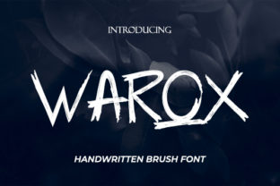 Warox: A Raw & Grungy Display Font for Impactful Designs